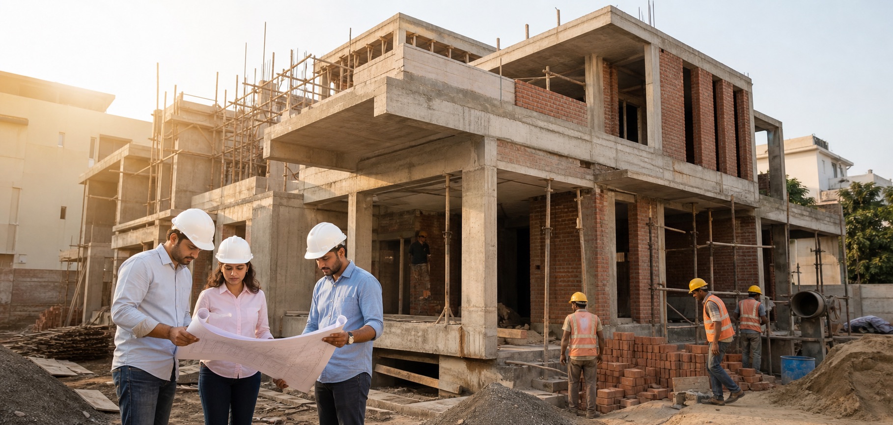 Residential construction project